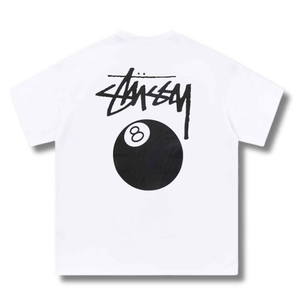 Stu T-shirt 8 ball White