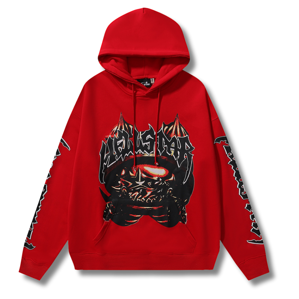 HelStar Hoodie Tribal Red