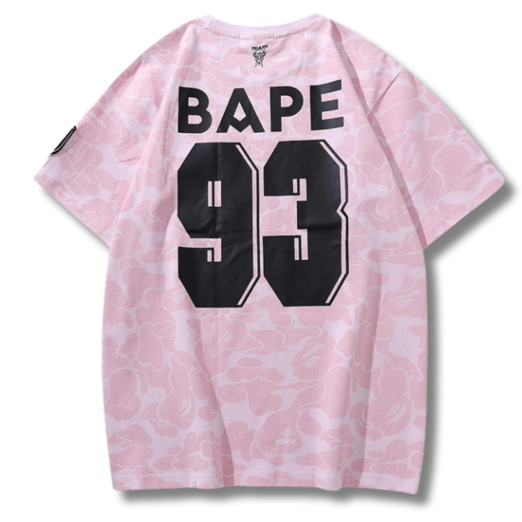 Ape T-shirt W numbers Pink
