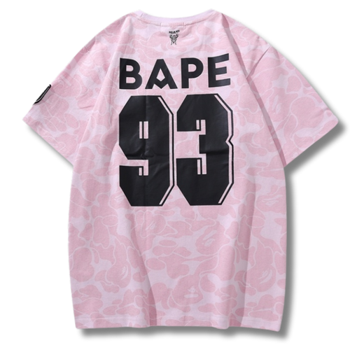Ape T-shirt W numbers Pink