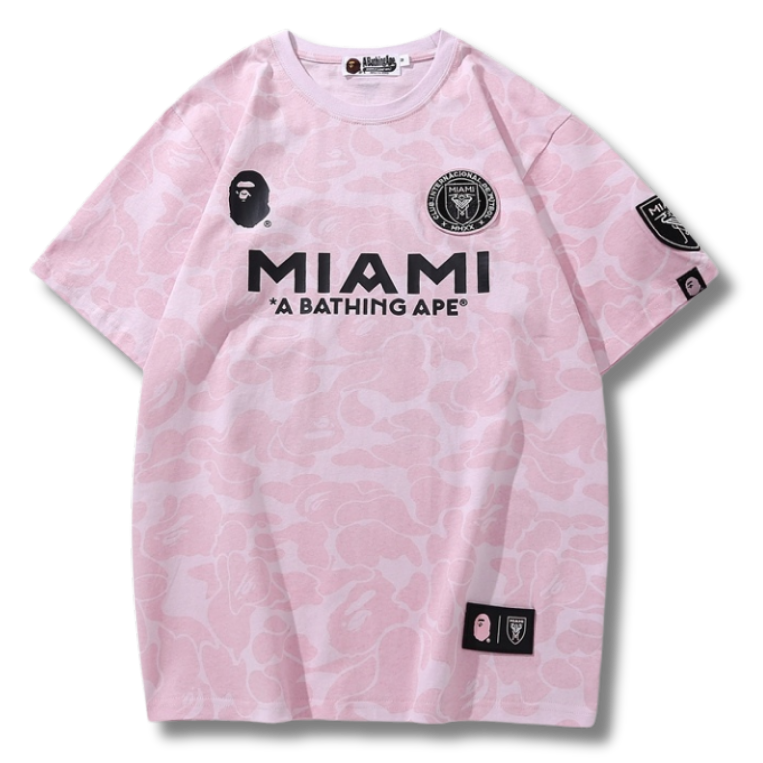 Ape T-shirt W numbers Pink
