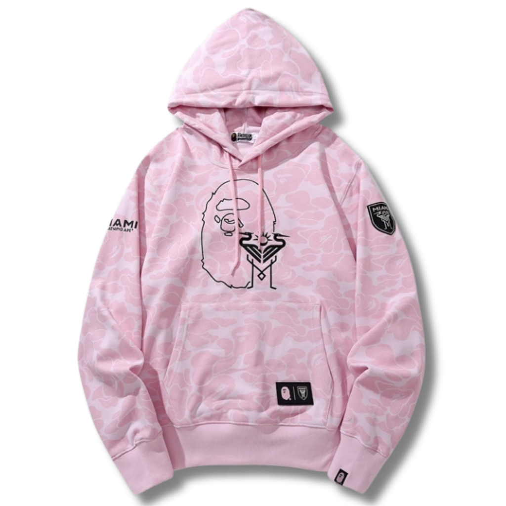 Ape Hoodie Miami Pink