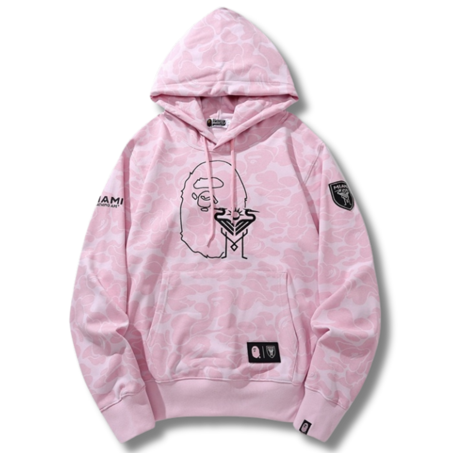 Ape Hoodie Miami Pink
