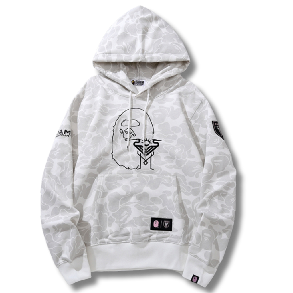 Ape Hoodie Miami White