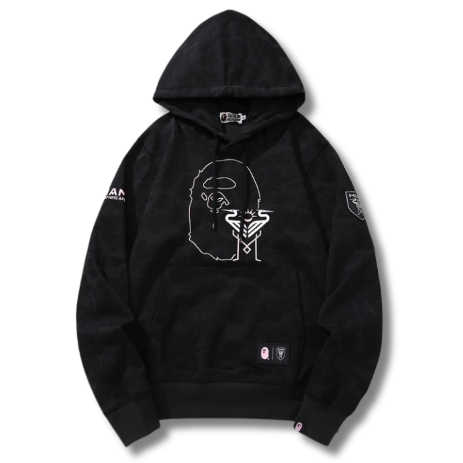 Ape Hoodie Miami black