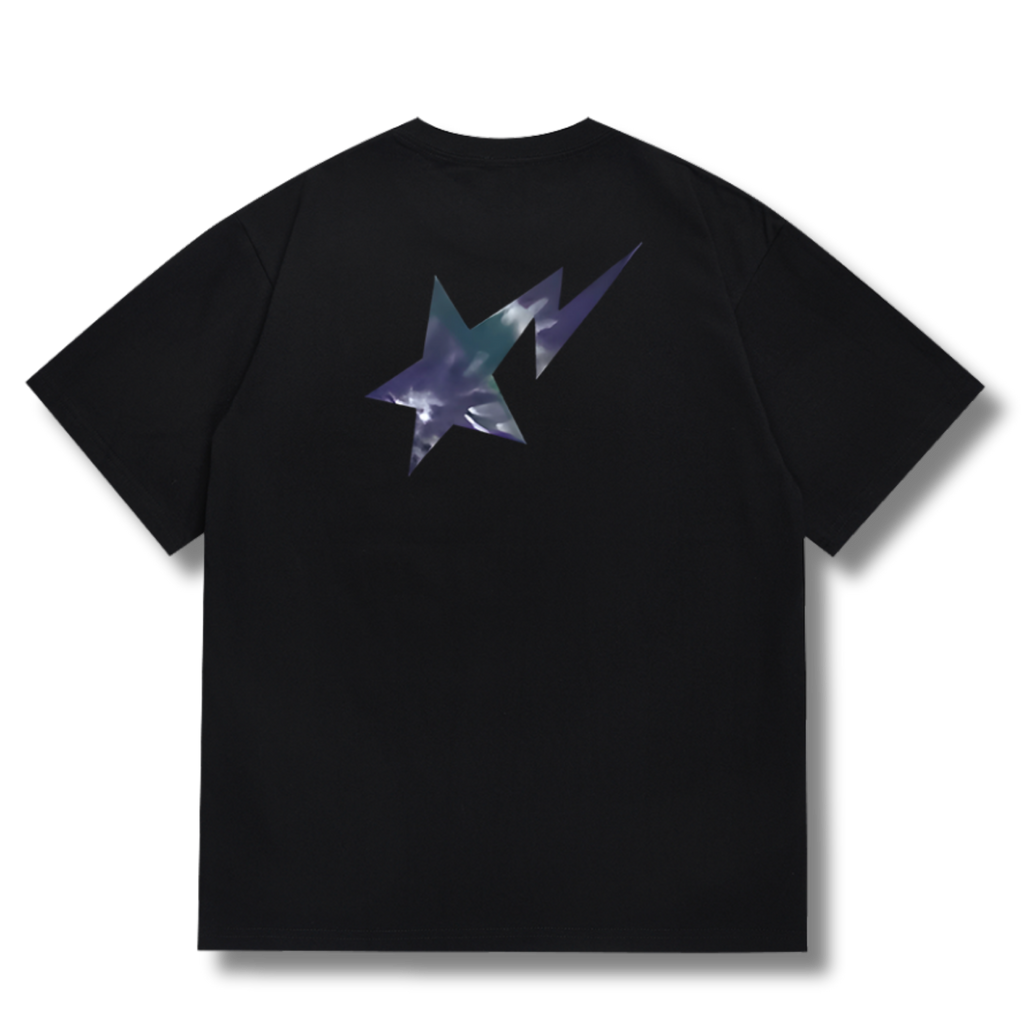 Ape T-shirt Blue star black