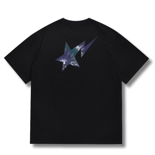 Ape T-shirt Blue star black