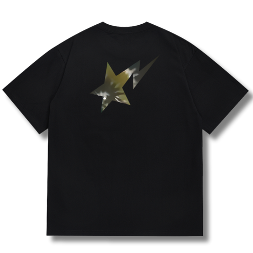 Ape T-shirt Brown star Black