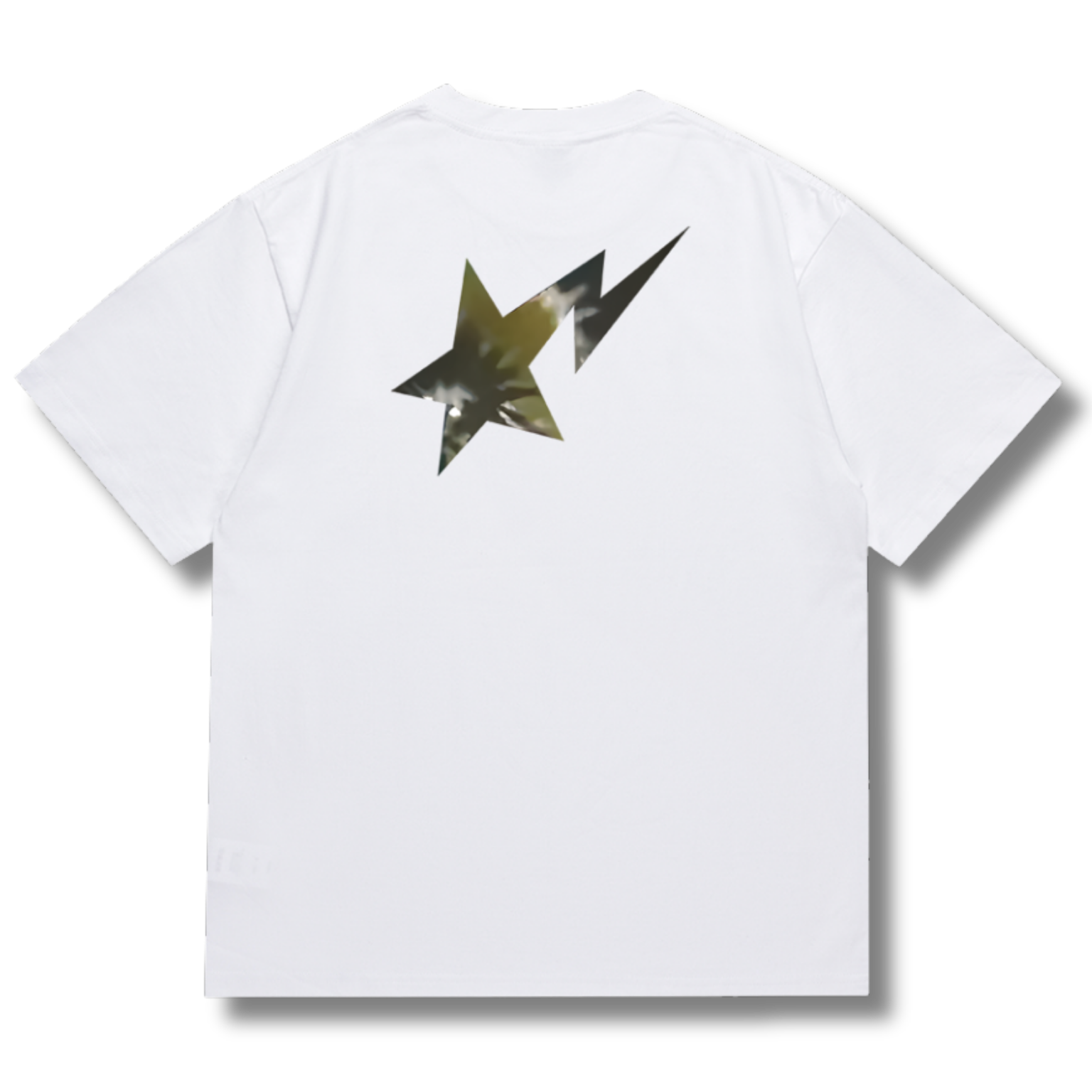 Ape T-shirt Brown star White