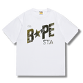 Ape T-shirt Brown star White