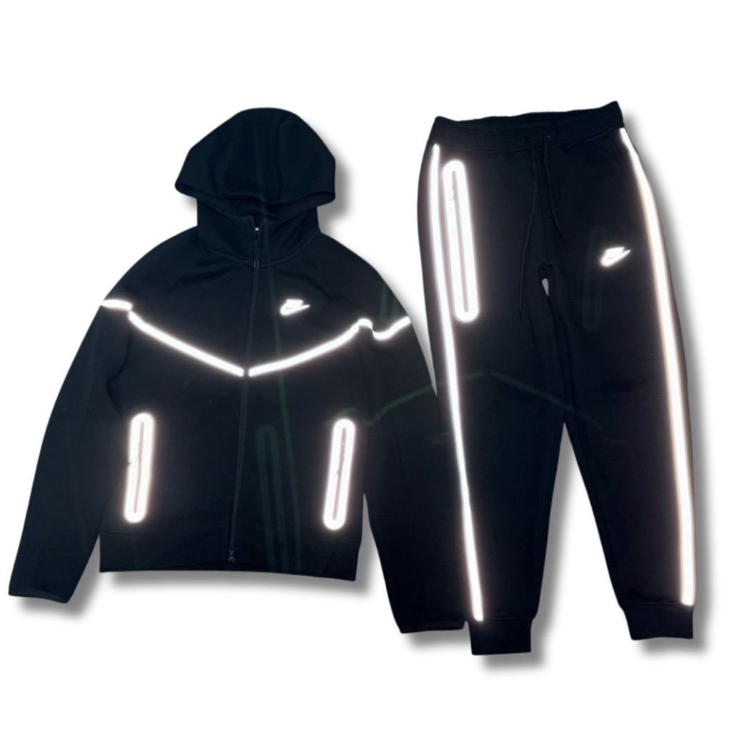 Nice Tech Set Black w Reflective lines
