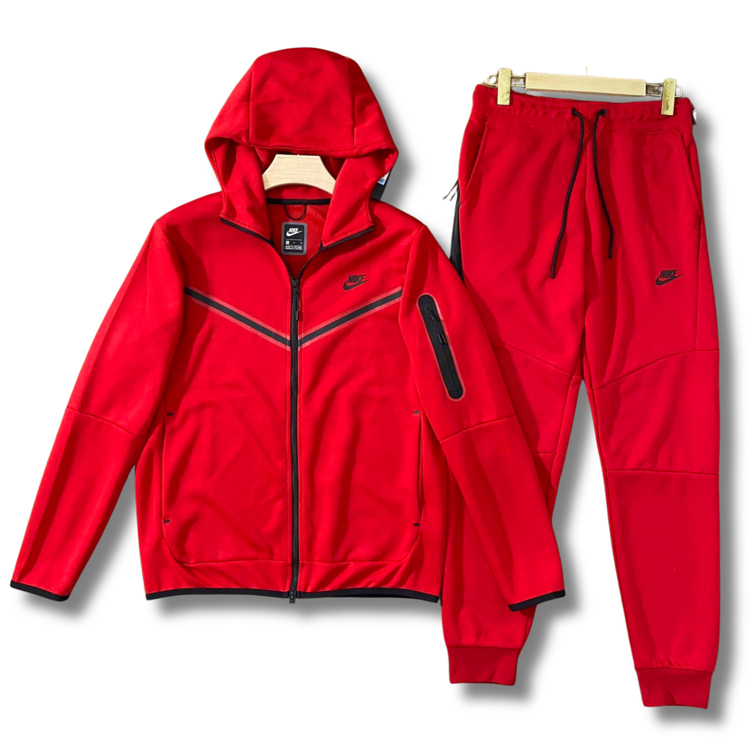 Nice Tech Set Red w Black lines