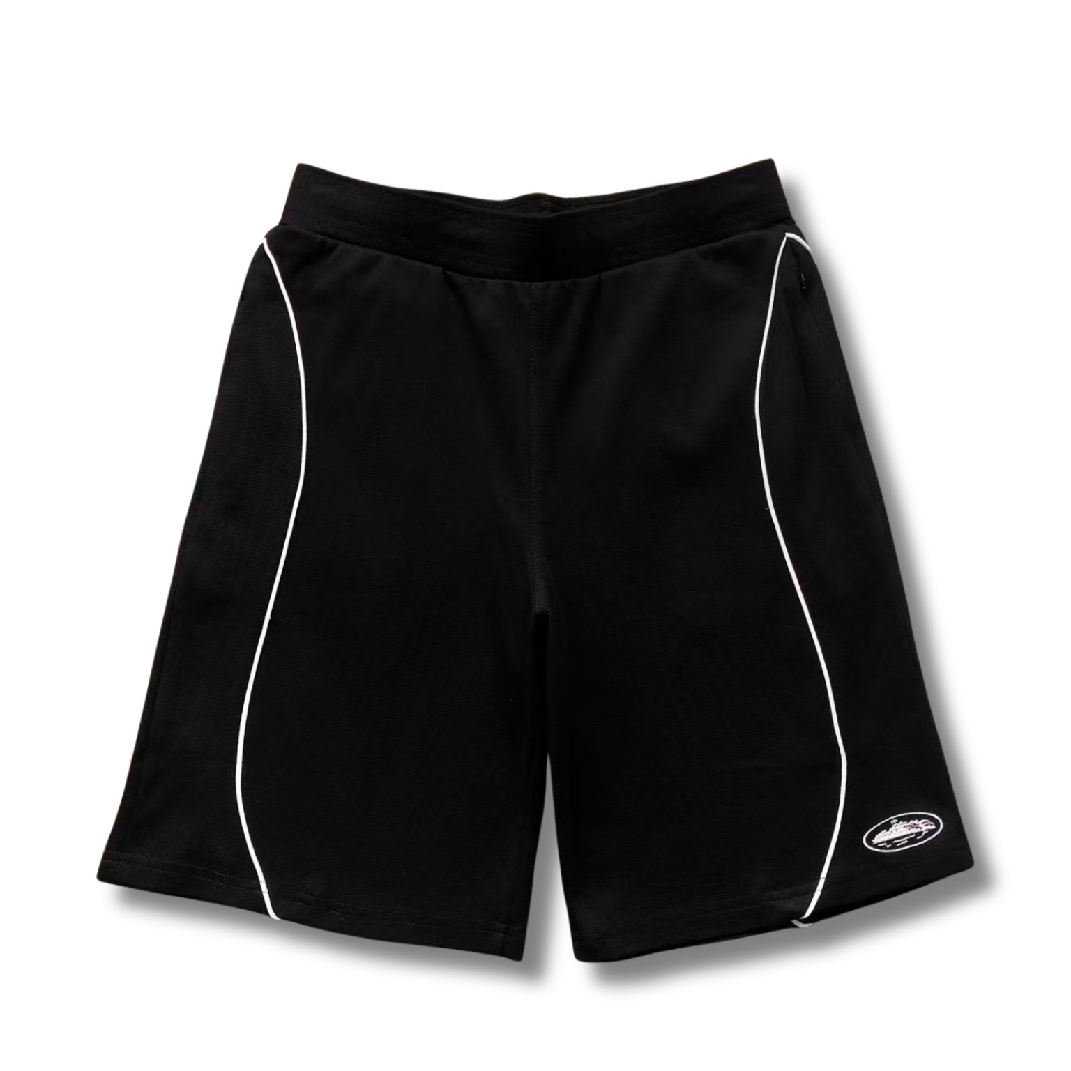 Cortez Tracksuit black w white lines