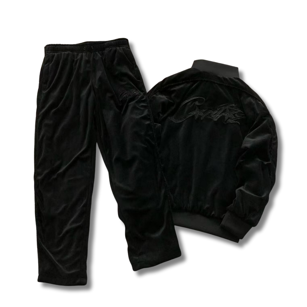 Cortez Tracksuit fluffy black