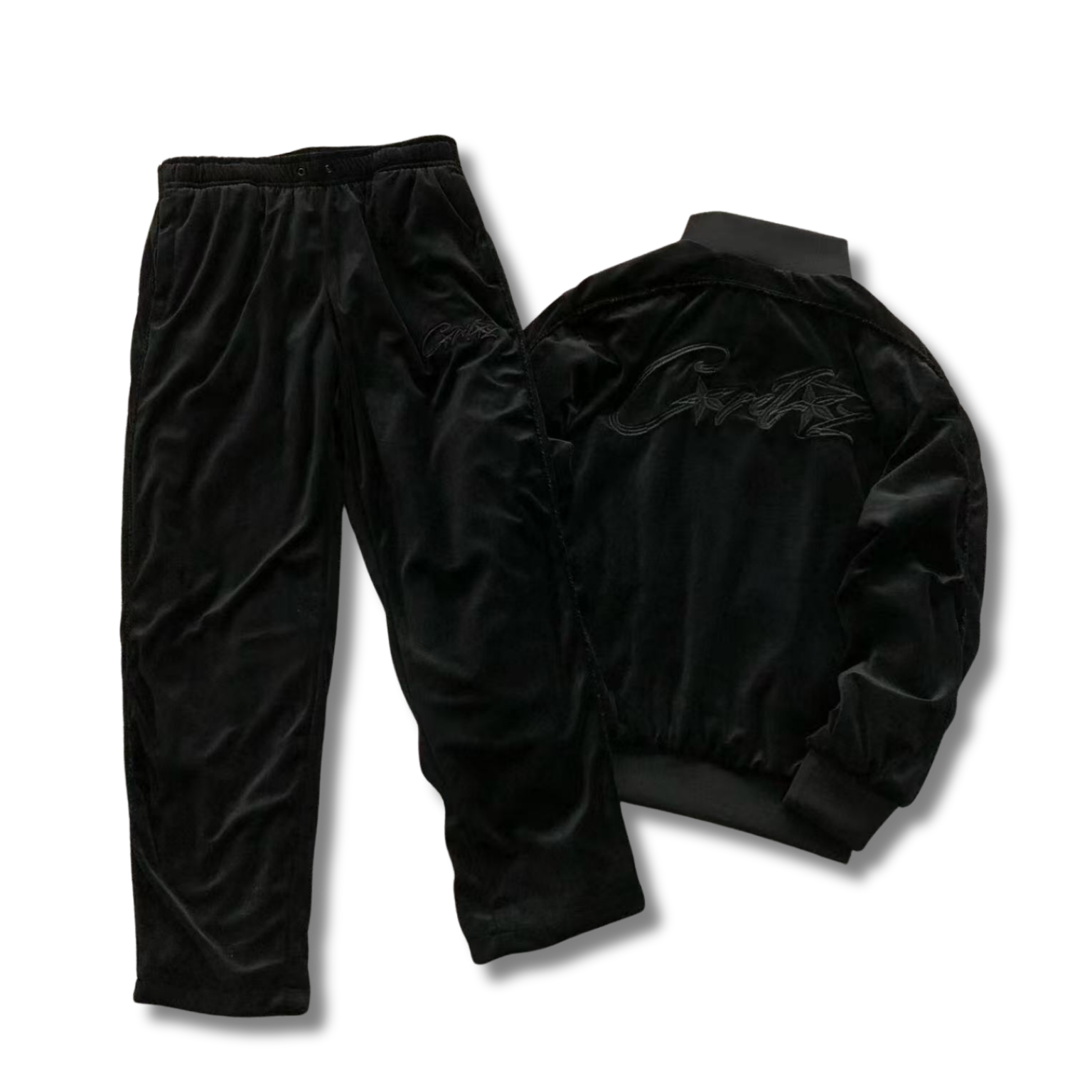 Cortez Tracksuit fluffy black