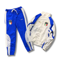 Cortez Tracksuit white w blue