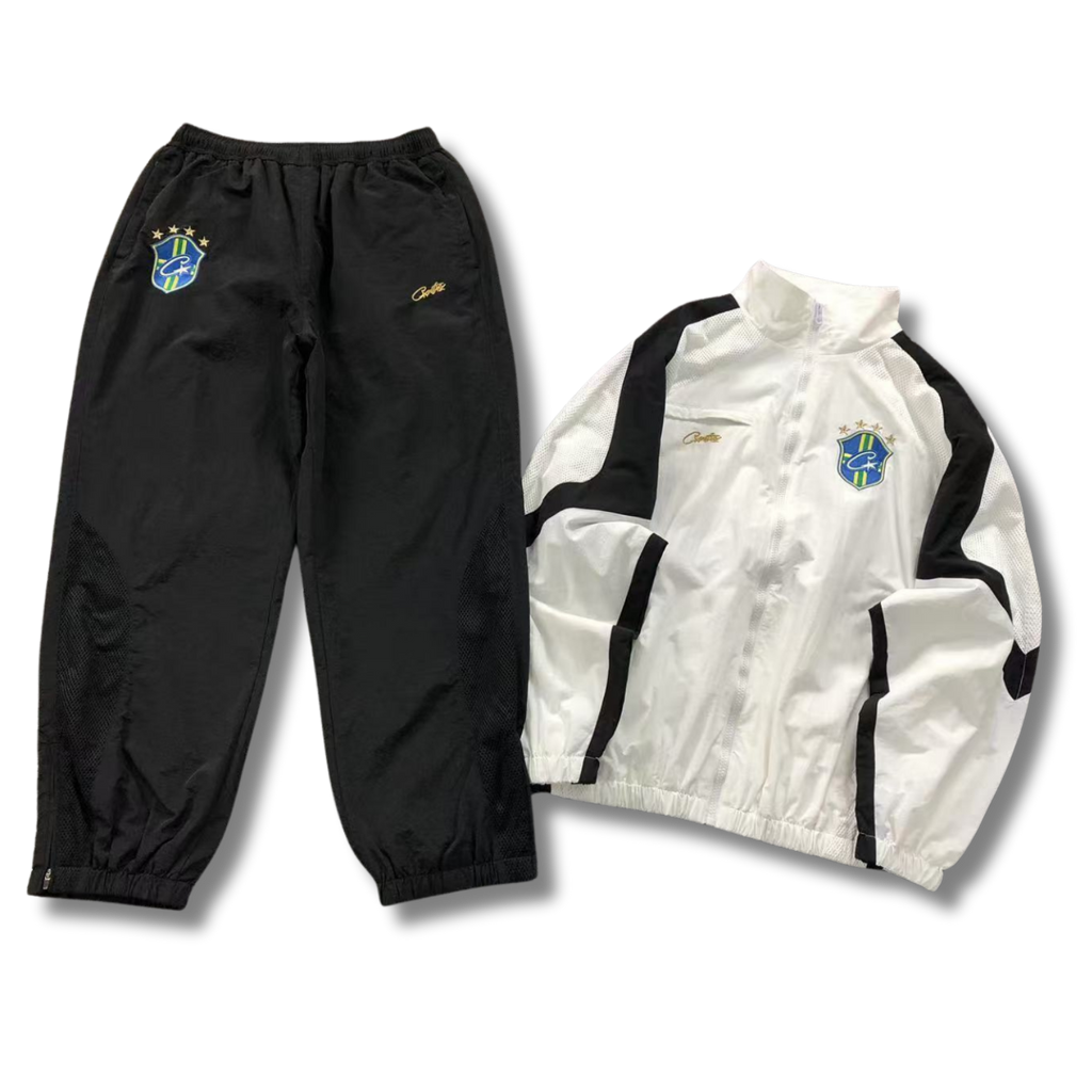 Cortez Tracksuit black w white